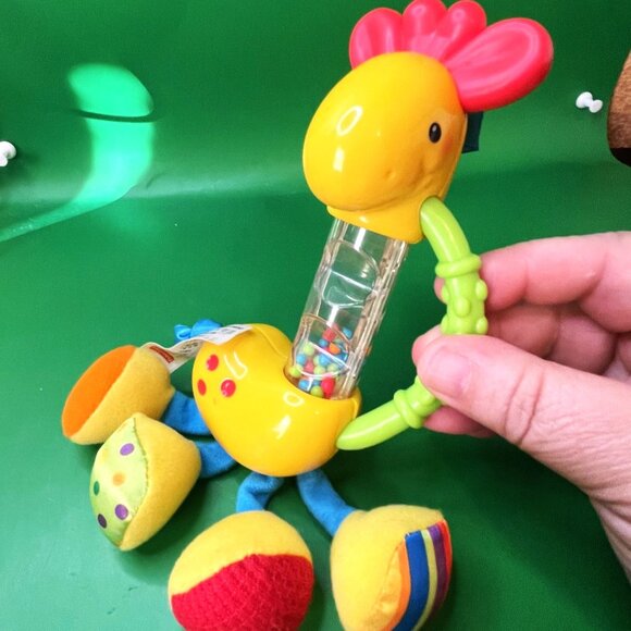 Fisher Price Plush Rattle Toy & Hello Baby Soft Fabric Book Lot Sensory Set - Picture 10 of 14